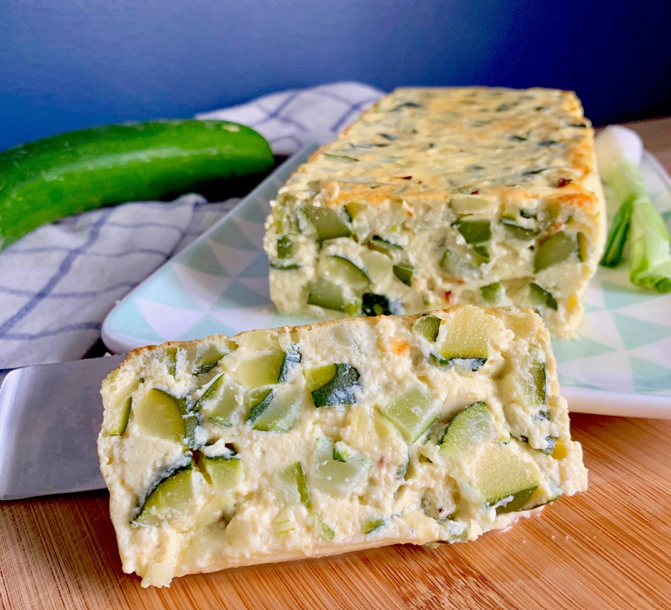 Cake courgettes ciboulette