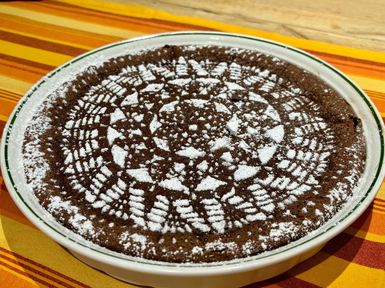Gâteau fondant au chocolat courgette